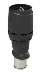 Выход вентиляционный Vilpe Flow 160/ИЗ/500 черный GL 263729