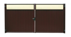 Ворота Estet Plus 2,4х3,6 RAL 8017/1014 GL 61651