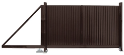 Ворота откатные Estet 1,65х3,5 RAL 8017 GL 126837