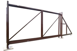 Ворота откатные Colority цинк 2,03x4,0 RAL 8017 GL 127599