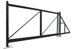 Ворота откатные Colority цинк 2,03x5,0 RAL 7024 GL 170933