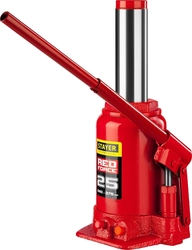 STAYER  RED FORCE, 25 т, 240 - 375 мм, бутылочный гидравлический домкрат, Professional (43160-25) 43160-25_z01