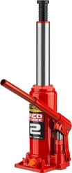 STAYER  RED FORCE, 2 т, 181 - 345 мм, бутылочный гидравлический домкрат, Professional (43160-2) 43160-2_z01