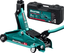 KRAFTOOL  STARK, в кейсе 2 т, 135 - 340 мм, для легковых а/м, подкатной домкрат (43453-2-K) 43453-2-K