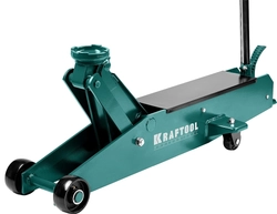KRAFTOOL  HIGH-LIFT, 10 т, 160 - 560 мм, для тяжелой техники, подкатной домкрат (43455-10) 43455-10