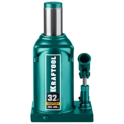 KRAFTOOL  KRAFT-LIFT, 32 т, 255 - 405 мм, бутылочный гидравлический домкрат (43462-32) 43462-32_z01
