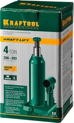 KRAFTOOL  KRAFT-LIFT, 4 т, 194 - 372 мм, бутылочный гидравлический домкрат (43462-4) 43462-4_z01