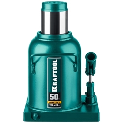 KRAFTOOL  KRAFT-LIFT, 50 т, 270 - 420 мм, бутылочный гидравлический домкрат (43462-50) 43462-50_z01