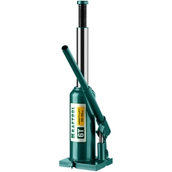 KRAFTOOL  KRAFT-LIFT, 6 т, 216 - 413 мм, бутылочный гидравлический домкрат (43462-6) 43462-6_z01