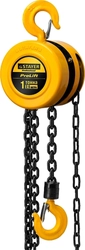 STAYER  ProLift, 1 т, 2.5 м, ручная цепная шестеренная таль, Professional (4308-1) 4308-1_z01