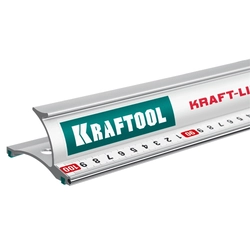KRAFTOOL  KRAFT-LINE, 1.0 м, усиленная алюминиевая линейка со стальной направляющей (34275-100) 34275-100
