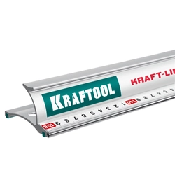 KRAFTOOL  KRAFT-LINE, 1.5 м, усиленная алюминиевая линейка со стальной направляющей (34275-150) 34275-150