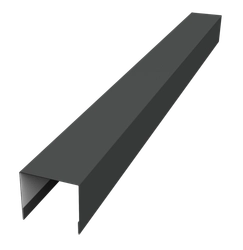 Стойка боковая крепежная для забора жалюзи Палермо Grand Line 0,5 Drap ТХ RAL 7016 антрацитово-серый (1,8м) GL 636827