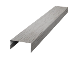 Крышка 30х15 для забора жалюзи Техас Grand Line 0,45 Принт Элит Снежное дерево TwinColor (2м) GL 618733