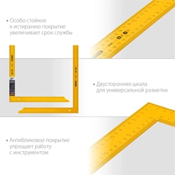 STAYER  1000 х 370 мм, цельнометаллический угольник, Professional (3438-100) 3438-100