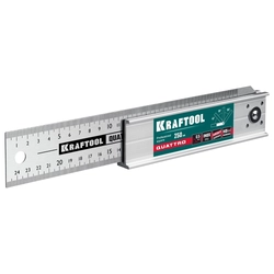KRAFTOOL  QUATTRO, 250 мм, 4 положения, складной столярный угольник (3444) 3444