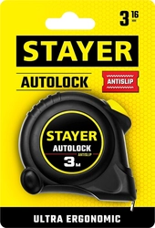STAYER  AutoLock, 3 м х 16 мм, рулетка с автостопом (2-34126-03-16) 2-34126-03-16_z02