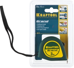 KRAFTOOL  Grand, 3 м х 16 мм, рулетка (34022-03-16) 34022-03-16