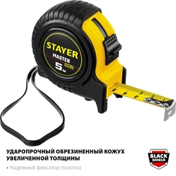 STAYER  5 м х 19 мм, рулетка (34025-05) 34025-05_z01