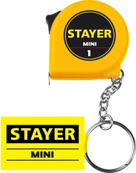 STAYER  Mini, 1 м х 6 мм, рулетка-брелок (34140-1) 34140-1_z02