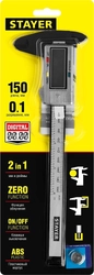 STAYER  150 мм, электронный штангенциркуль (34411-150) 34411-150