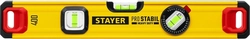STAYER  PRO STABIL, 400 мм, усиленный профиль, уровень с поворотным глазком, Professional (3471-040) 3471-040_z02