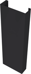 Полустолб для С20 0,5 Velur с пленкой RAL 9005 черный (3,0м) GL 561001