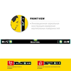 KRAFTOOL  800 мм, с зеркальным глазком, уровень (34781-80) 34781-80