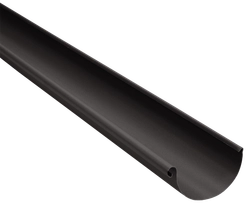 Желоб полукруглый Grand Line ПУ матовый 125мм 3м RR 32 темно-коричневый GL 689183