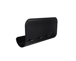 Ограничитель перелива Grand Line ПУ матовый 125/90 RAL 9005 GL 745479