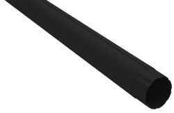 Труба круглая Grand Line ПУ матовый 90мм 3м RAL 9005 черный GL 697201