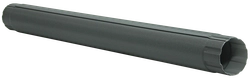 Труба круглая соединительная Grand Line ПЭ матовый 90мм 1м RAL 7024 мокрый асфальт GL 581028