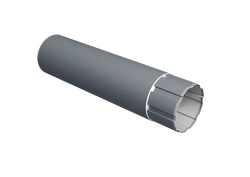 Труба круглая Ø90 Vortex Микс 1м RAL 7024 мокрый асфальт GL 451553