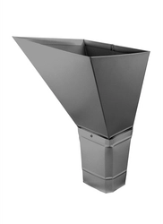 Воронка водосборная прямоугольная Vortex в1 127мм Zn GL 543536