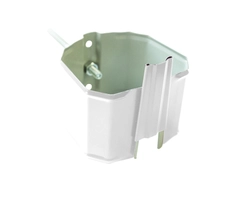 Кронштейн трубы на кирпич прямоугольный Vortex в1 RAL 9003 GL 55520