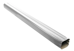 Труба прямоугольная Vortex в1 1м RAL 9003 GL 55555