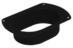 Воронка врезная Vortex в1 матовый 127мм RAL 9005 черный GL 424016