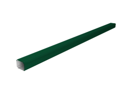 Труба гофрированная Vortex в2 матовый 76х102х3000мм RAL 6005 зеленый мох GL 265394