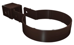 Хомут трубы Kliker ПВХ Grand Line Премиум коричневый (инд.упак.) (RR32) GL 249085