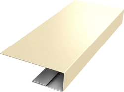 J-Профиль 12мм Grand Line 0,45 Drap ТХ RAL 1015 светлая слоновая кость (3м) GL 650390