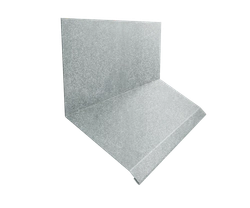 Планка примыкание верхнее к стене фальц 150х130х20 Grand Line 0,5 Zn (3м) GL 497570