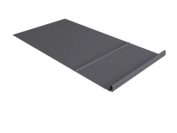 Элемент обхода Кликфальц Про Grand Line правый 0,45 Drap ТХ RAL 7004 сигнальный серый GL 510799
