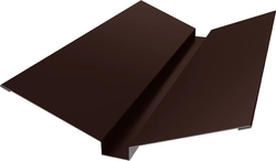 Планка ендовы верхней 115х30х115 Grand Line 0,45 Drap ТХ RAL 8017 шоколад (3м) GL 486926