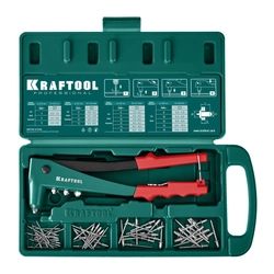 KRAFTOOL  X-3, 2.4 - 4.8 мм, литой заклепочник в кейсе (31170-H6) 31170-H6_z01