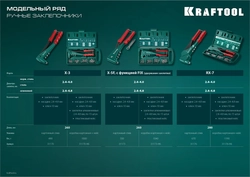 KRAFTOOL  X-3, 2.4 - 4.8 мм, литой заклепочник в кейсе (31170-H6) 31170-H6_z01