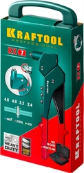 KRAFTOOL  RX-7, 360°, 2.4 - 4.8 мм, литой поворотный заклепочник в кейсе (31176-H6) 31176-H6_z01