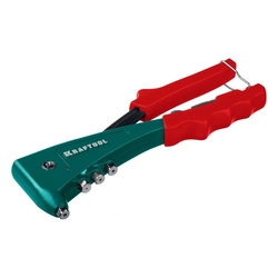 KRAFTOOL  Combo2-M6, 2 вида заклёпок, комбинированный литой заклепочник в кейсе (31180) 31180