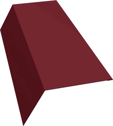 Планка карнизная 120х80 Grand Line 0,45 Drap ТР RAL 3005 красное вино (3м) GL 695559