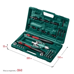 KRAFTOOL  Combo3-M12, 3 вида заклёпок, комбинированный складной заклепочник в кейсе (31182) 31182_z01