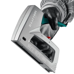 KRAFTOOL  GRAND-53, тип 53 (A/10/JT21) 23GA (6 - 16 мм)/13/300, алюминиевый рессорный степлер (3193) 3193